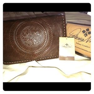 Patricia Nash Tooled Sunburst Bari Crossbody